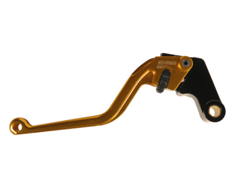 Clutch Lever ACCOSSATO ESB22 fixed CNC-worked aluminium, gold