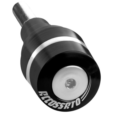 Crash pads ACCOSSATO TP055 with screw cover silver