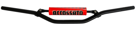 Handlebar ACCOSSATO aluminium, 22 mm Crni