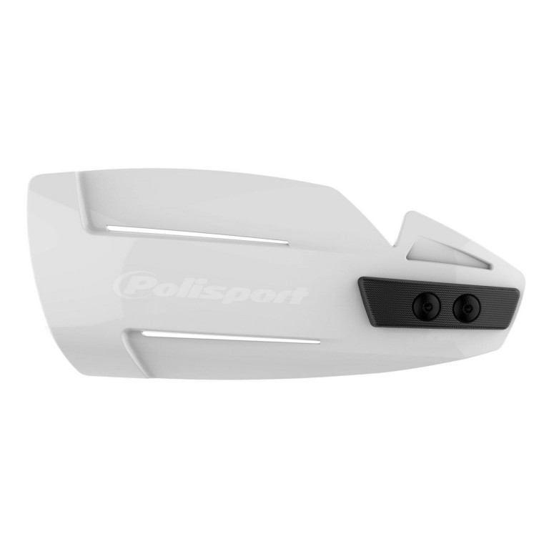 Handguard POLISPORT HAMMER 8307800001 with universal plastic mounting kit White