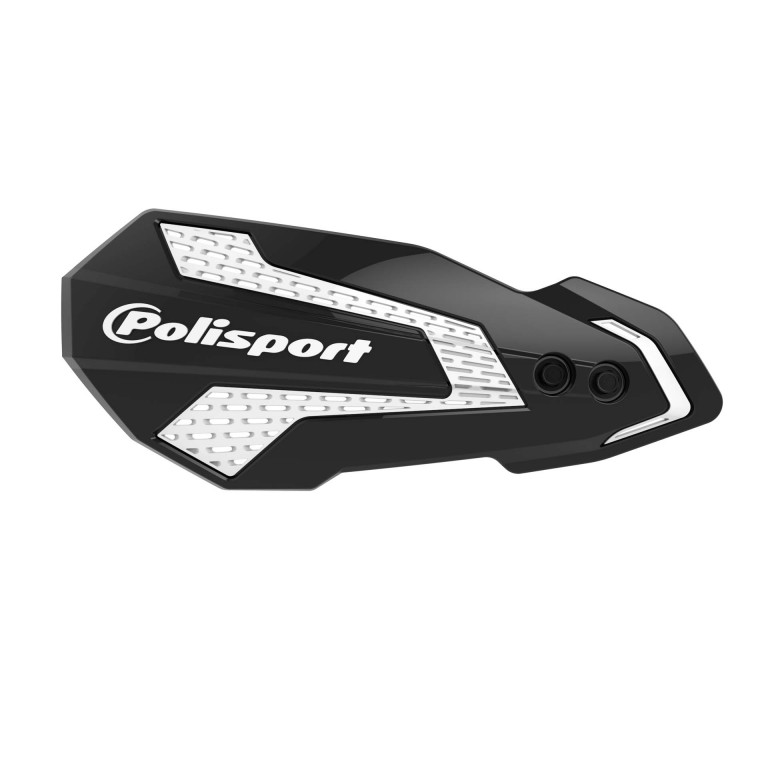 Handguard POLISPORT MX FLOW 8308200019 with mounting system black/white
