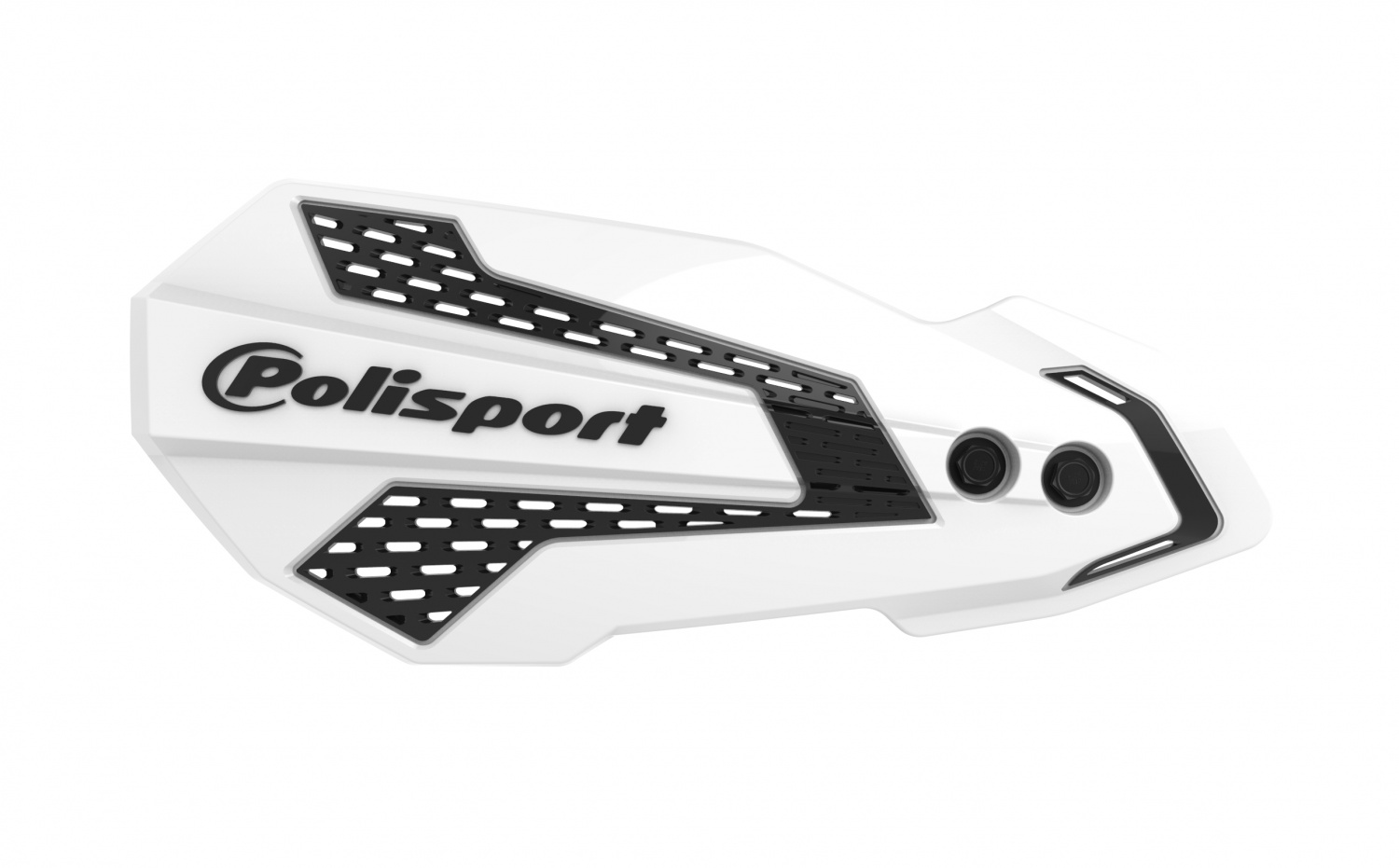 Handguard POLISPORT MX FLOW 8308200044 with mounting system white/black
