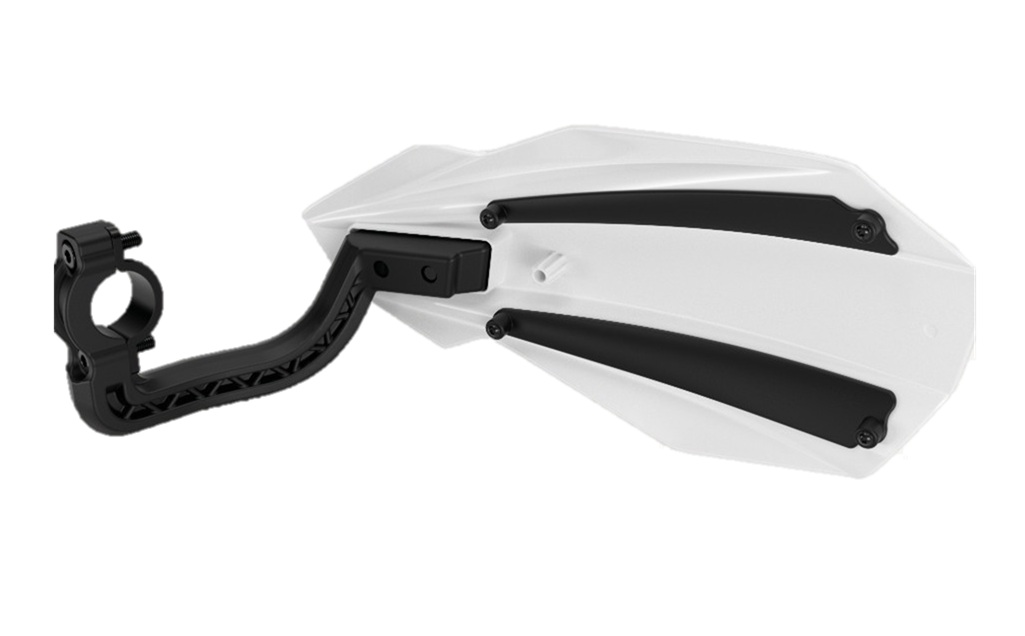 Handguard POLISPORT MX BULLIT 8308500002 with mounting system White