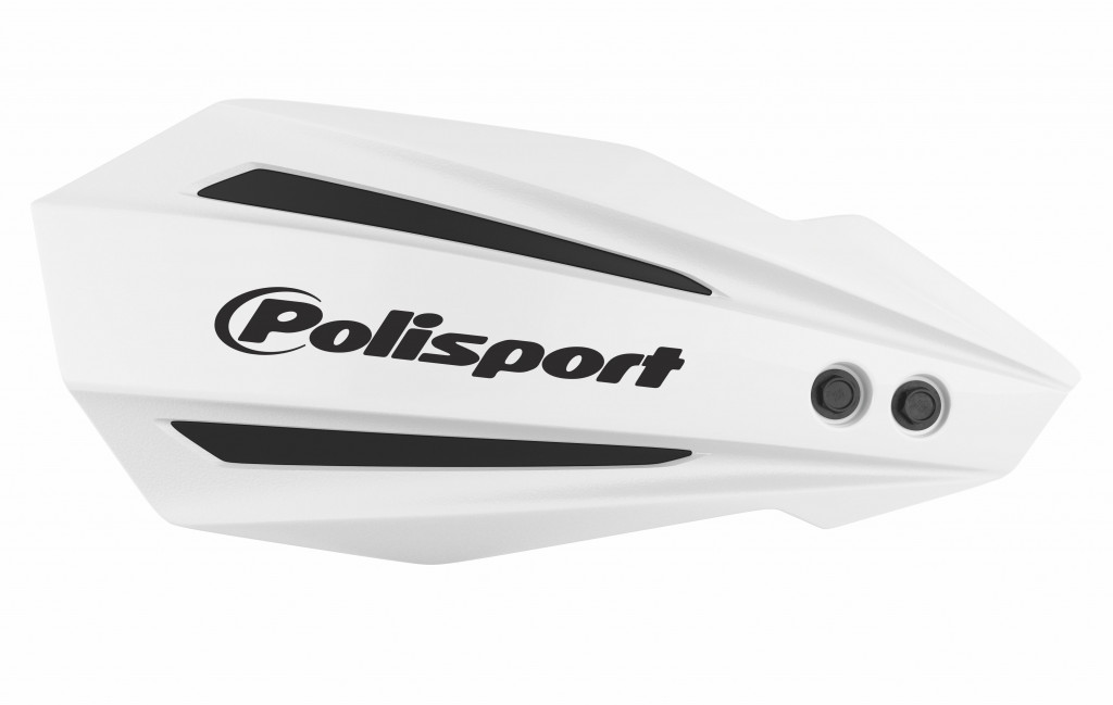 Handguard POLISPORT MX BULLIT 8308500019 with mounting system White