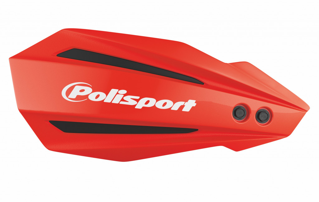 Handguard POLISPORT MX BULLIT 8308500031 with mounting system Red CR04
