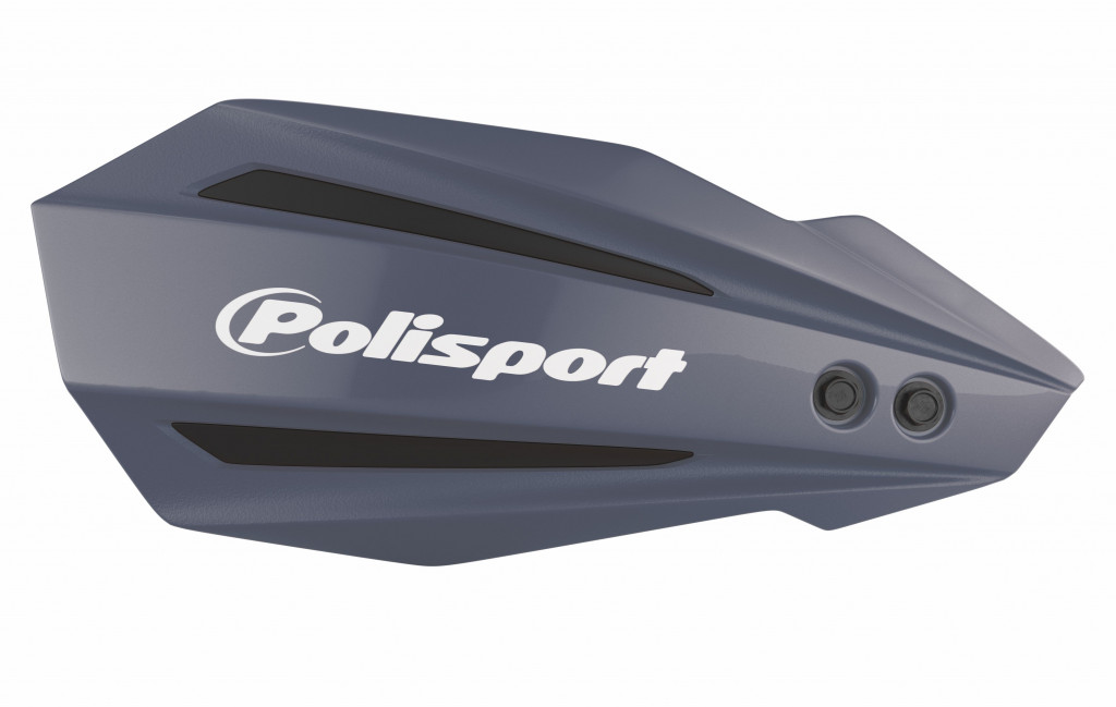 Handguard POLISPORT MX BULLIT 8308500033 with mounting system Nardo Grey