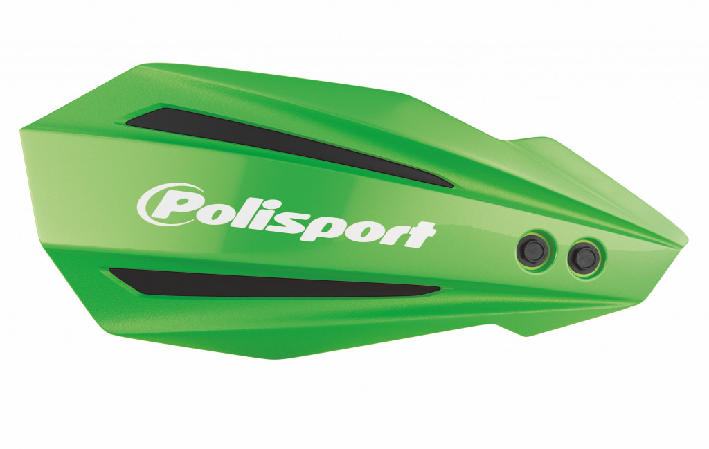 Handguard POLISPORT MX BULLIT 8308500022 with mounting system Green 05
