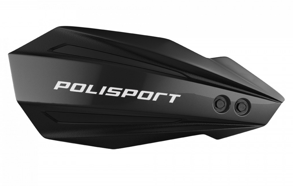 Handguard POLISPORT MX BULLIT 8308500051 BlacK/White with mounting system