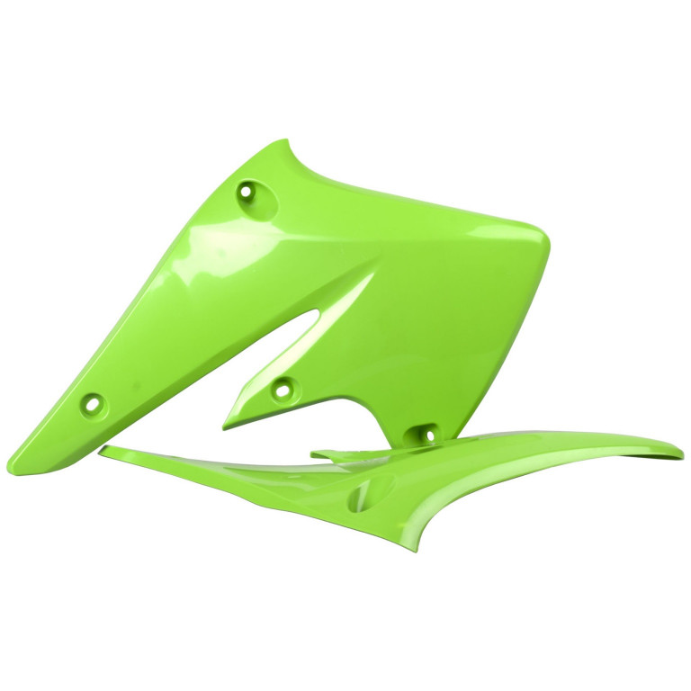 Radiator scoops POLISPORT 8410500007 (pair) green 05