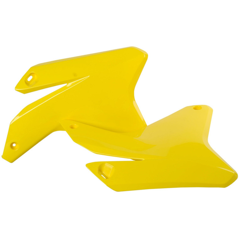 Radiator scoops POLISPORT 8411400001 (pair) yellow RM 01
