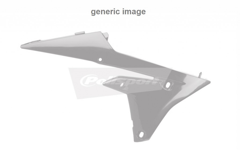 Radiator scoops POLISPORT 8415100004 Yellow