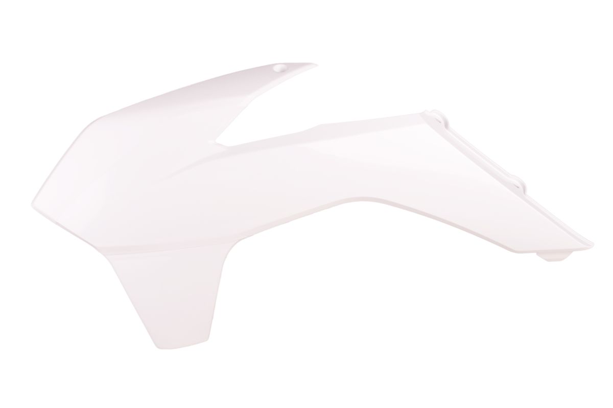 Radiator scoops POLISPORT 8417400002 (pair) white
