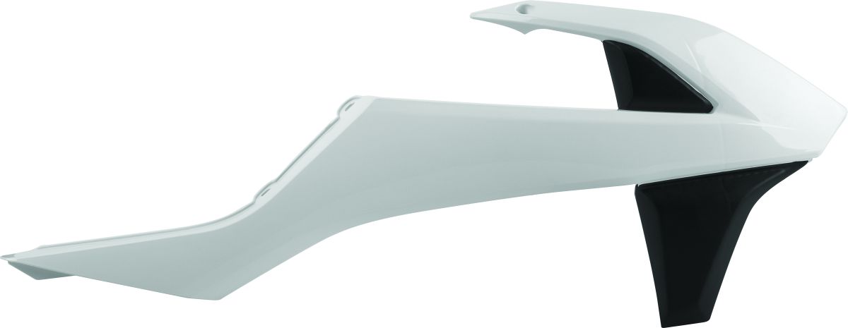 Radiator scoops POLISPORT 8417800004 (pair) white/black