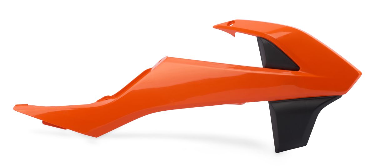 Radiator scoops POLISPORT 8417900001 (pair) orange KTM/black