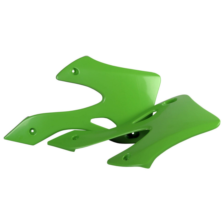 Radiator scoops POLISPORT 8419200002 (pair) green