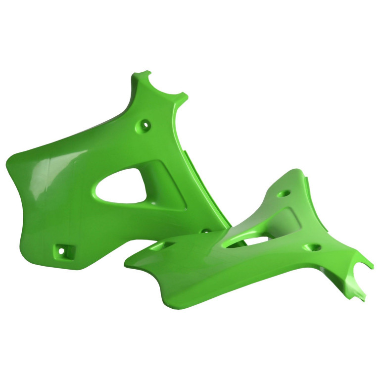 Radiator scoops POLISPORT 8420000002 (pair) green