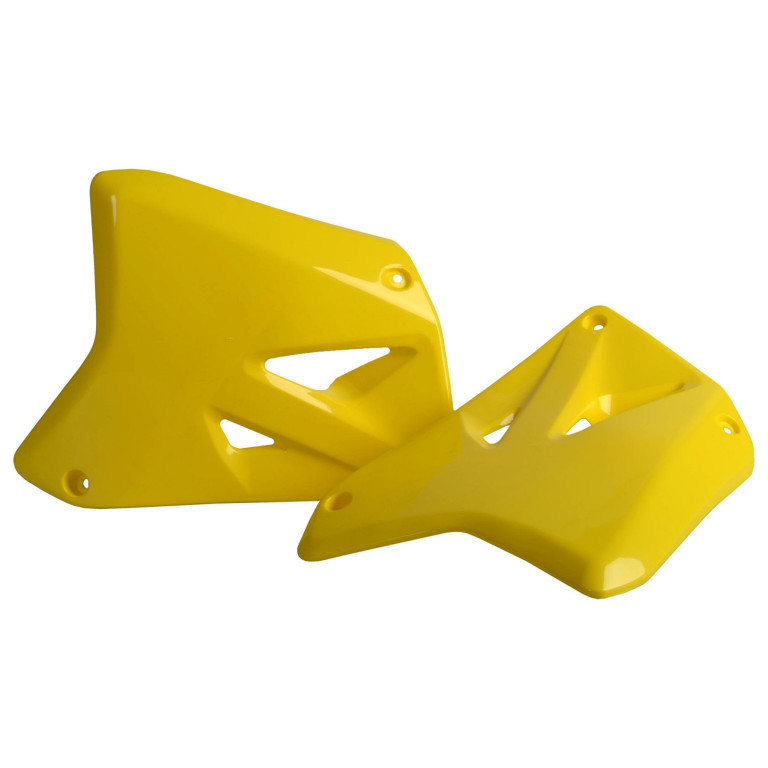 Radiator scoops POLISPORT 8423000001 (pair) yellow RM 01