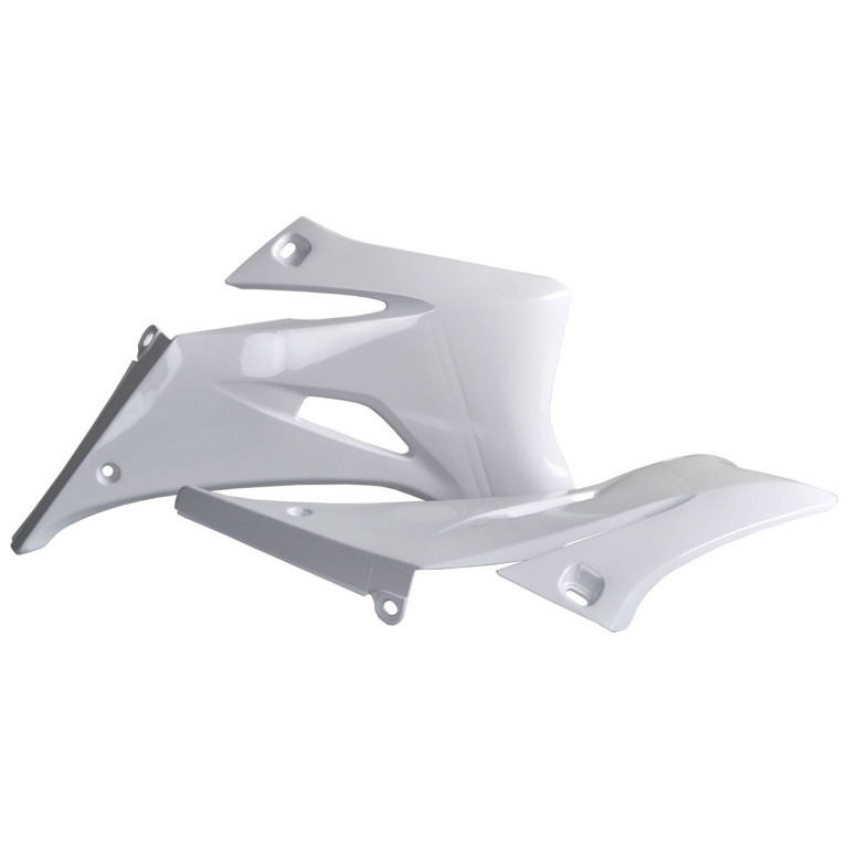 Radiator scoops POLISPORT 8426100005 (pair) white