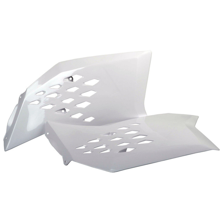 Radiator scoops POLISPORT 8428200084 (pair) white