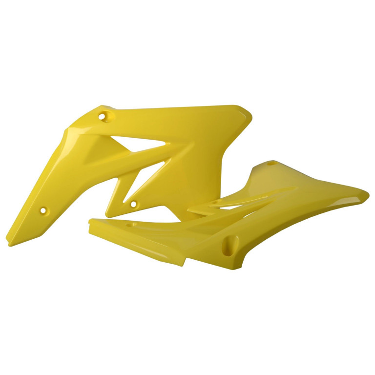 Radiator scoops POLISPORT 8428400001 (pair) yellow RM 01