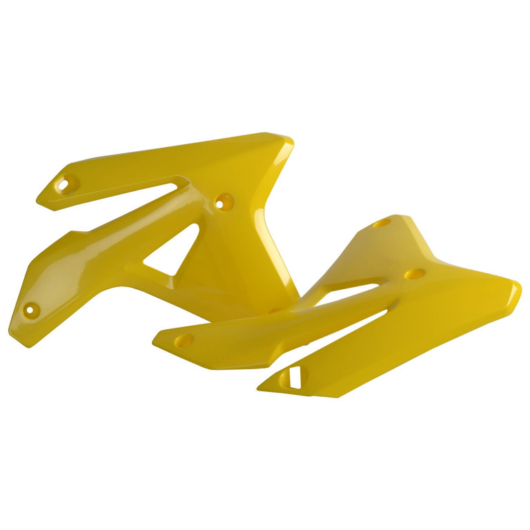 Radiator scoops POLISPORT 8428500001 (pair) yellow RM 01