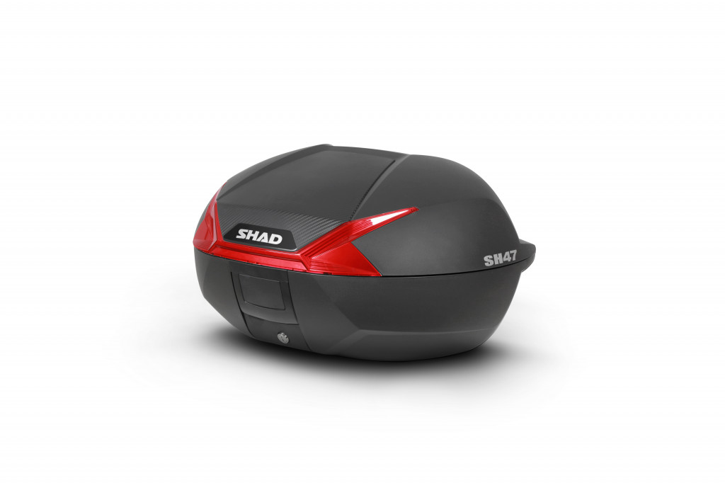 Top case SHAD SH47 D0B47206 black/red