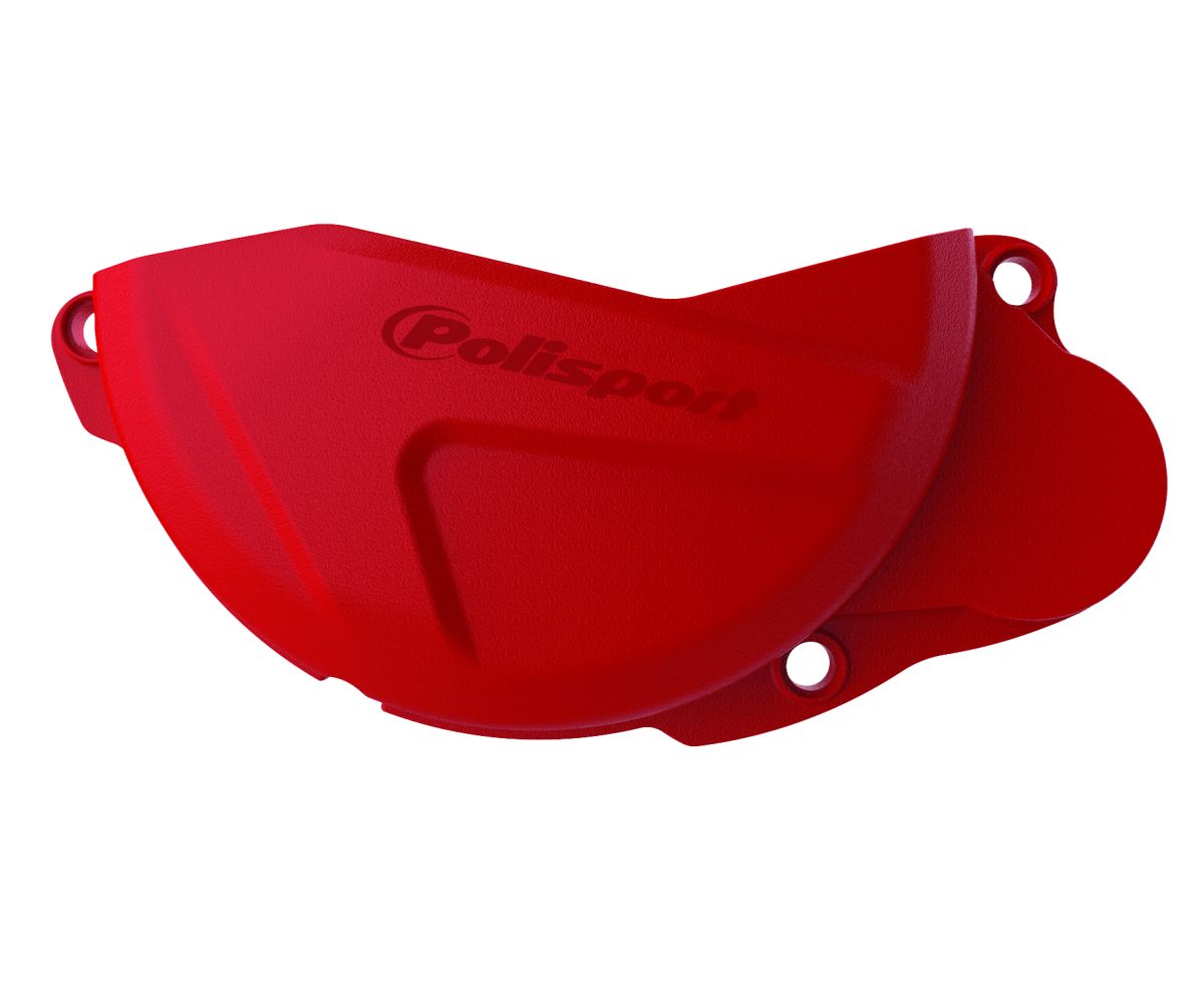 Clutch cover protector POLISPORT PERFORMANCE 8441100002 red CR 04