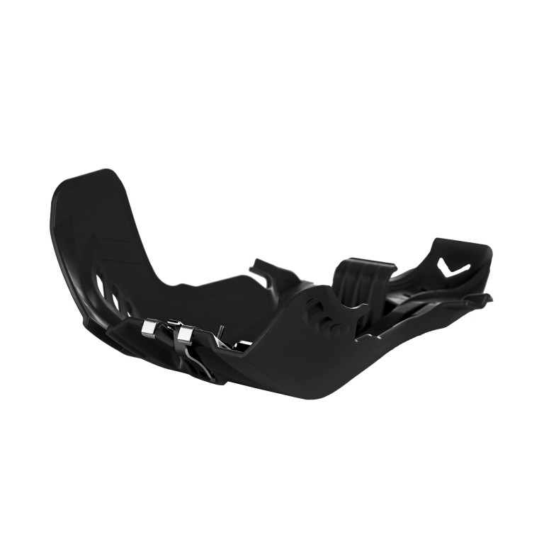 Skid plate POLISPORT PERFORMANCE 8472000001 with link protector Crni