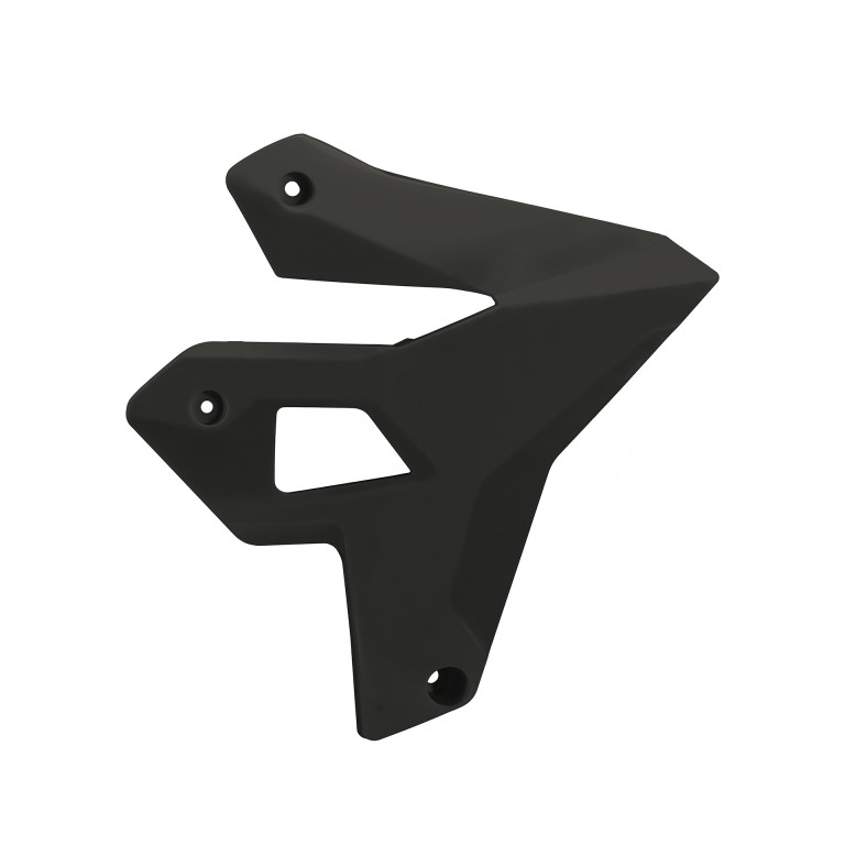 Radiator Scoops POLISPORT 8505200002 restyling Crni