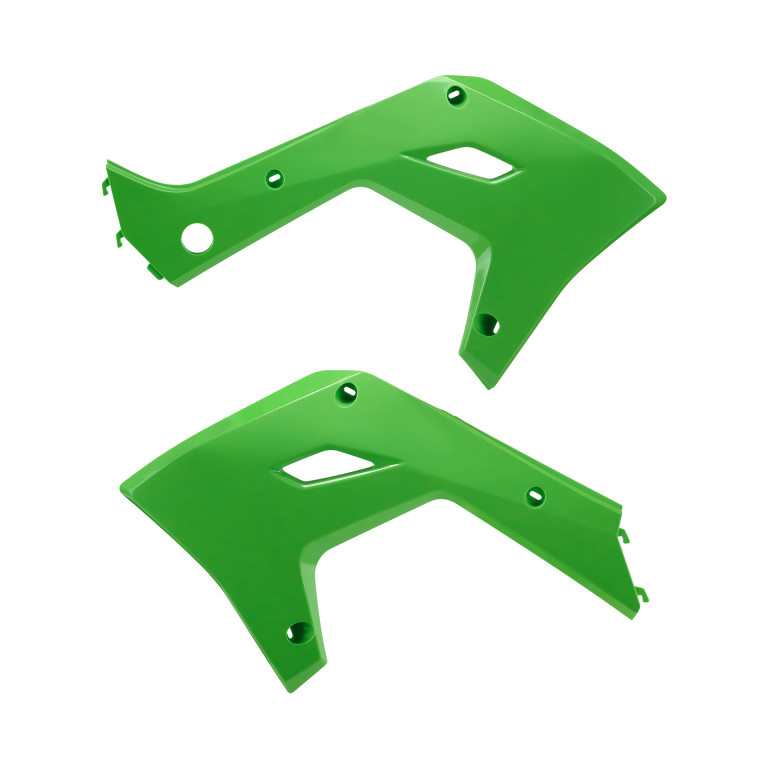 Radiator scoops POLISPORT 8506400001 restyling Green