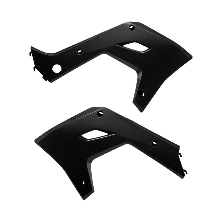 Radiator scoops POLISPORT 8506400002 restyling Crni