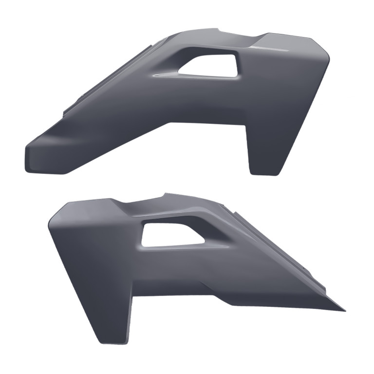 Radiator scoops POLISPORT 8507100003 N-Grey