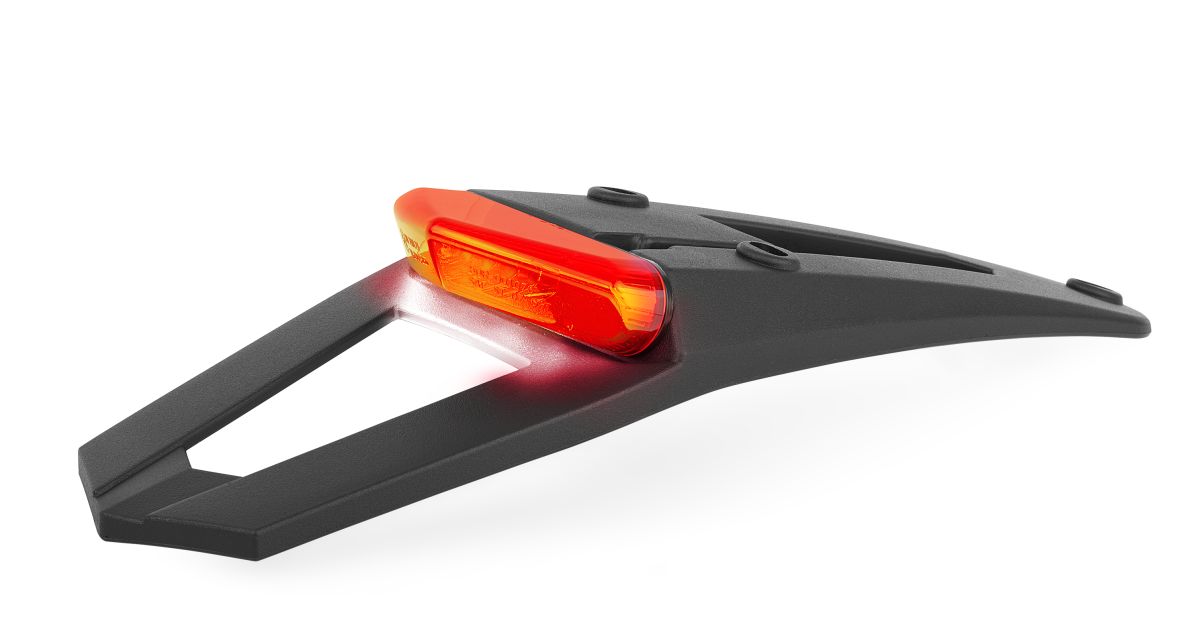Tail Light for rear fender POLISPORT RSP LED 3.0 8571100001 red light Crni