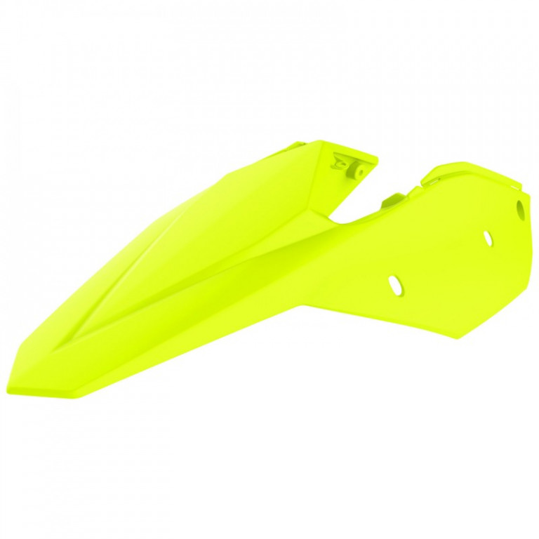 Rear Fender + Side Panels POLISPORT 8595700004 Yellow Fluo