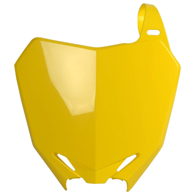 Number plate POLISPORT 8659300001 yellow RM 01