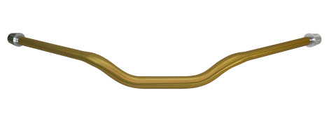 Handlebar ACCOSSATO HB183 Aluminium Made With Variable Diameter - 28.5 mm zlato