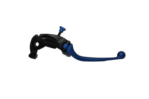 Adjustable folding lever ACCOSSATO LV020 in aluminium for Nissin radial brake master cylinder plavi