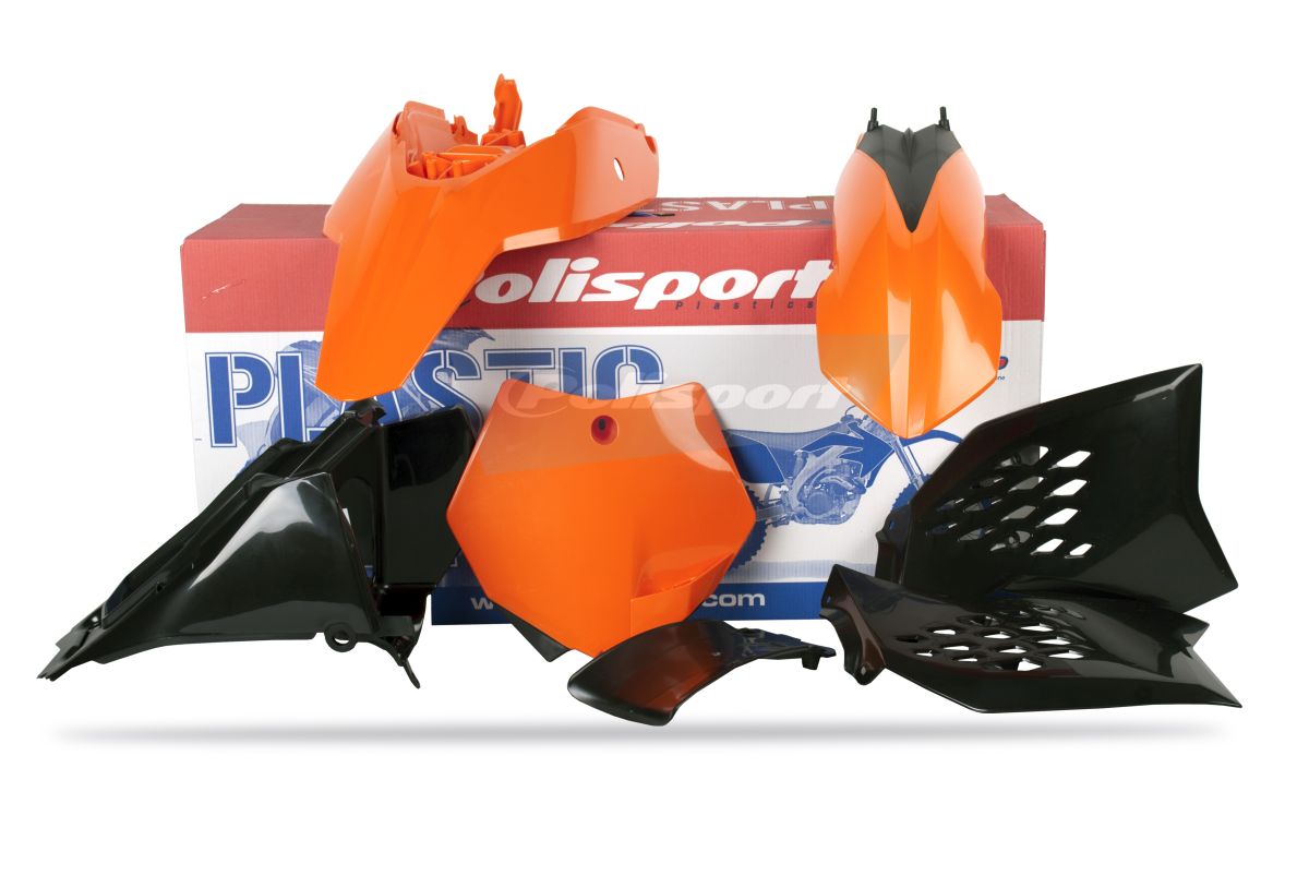 Plastic body kit POLISPORT 90201 OEM Color for KTM SX 65 2009-2011