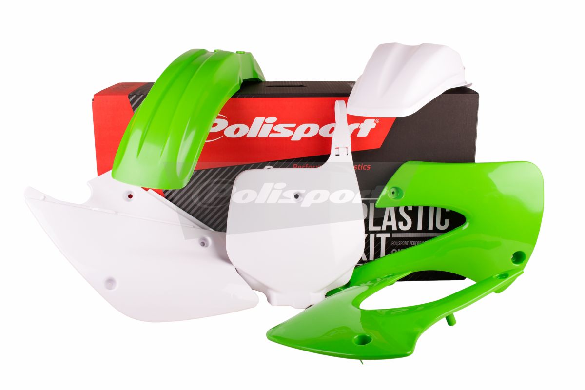 Plastic body kit POLISPORT 90541 OEM Color for KAWASAKI KX 85 2001-2013, KAWASAKI KX 100 2001-2013