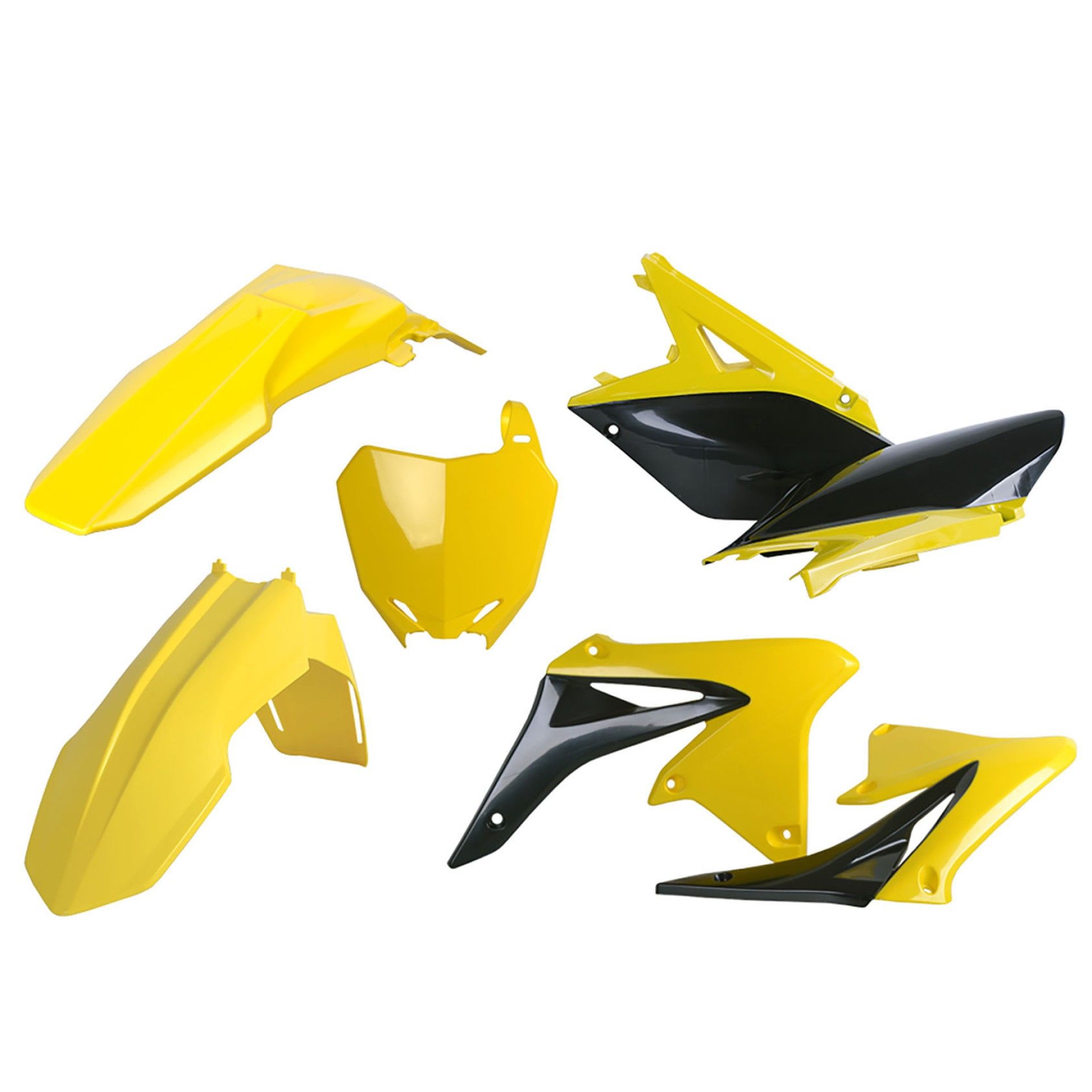 Plastic body kit POLISPORT 90727 OEM Color for SUZUKI RM-Z 250 2010-2018