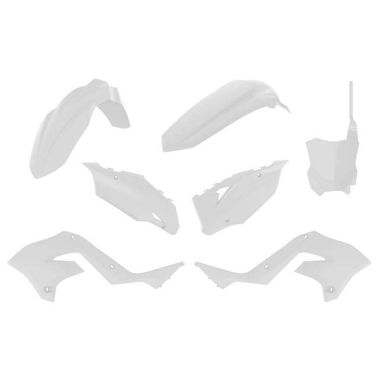 Plastic body kit POLISPORT 91035 restyling White