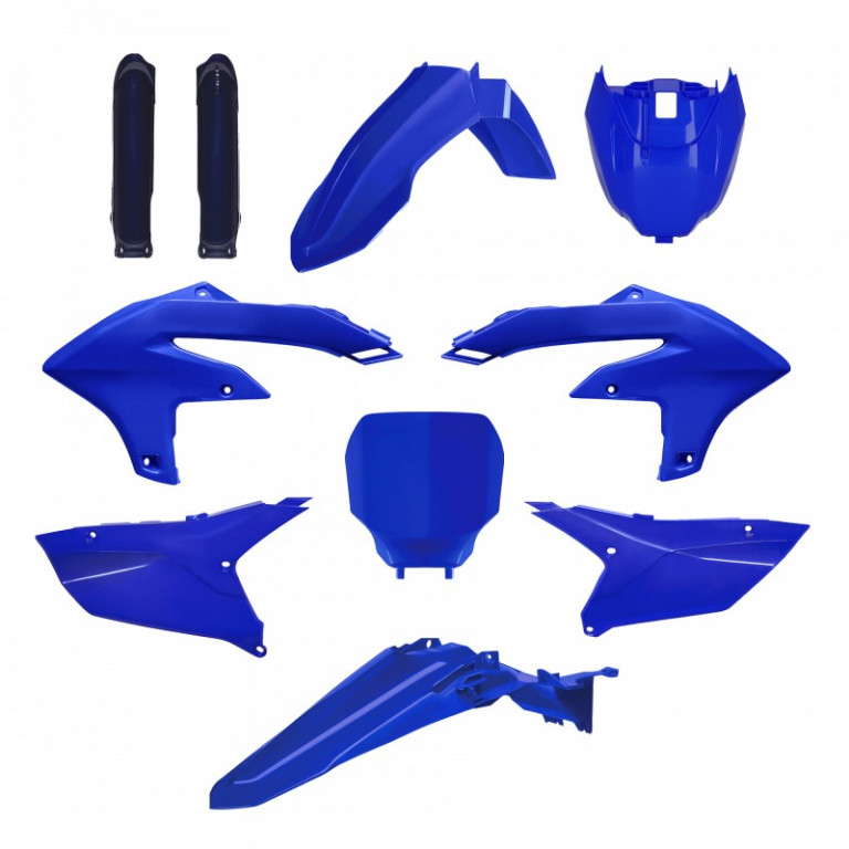 Plastic body kit POLISPORT 91349 Blue yam98 for YAMAHA YZ 250 F 2024-2025, YAMAHA YZ 450 F 2023-2025