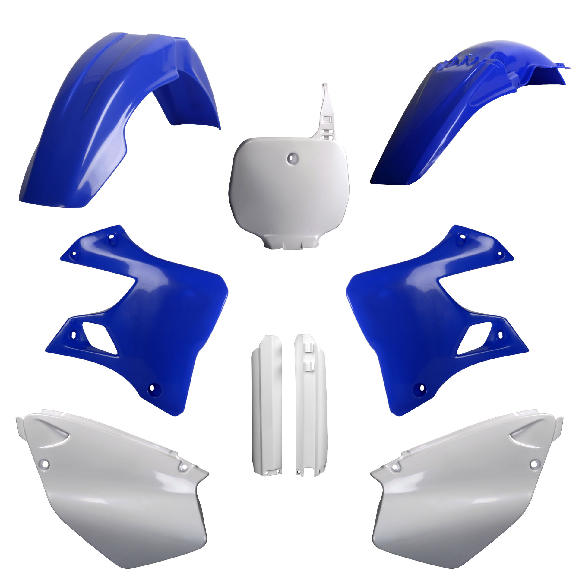 Plastic body kit POLISPORT 91382 OEM Color for YAMAHA YZ 125 1996-1999, YAMAHA YZ 250 1996-1999