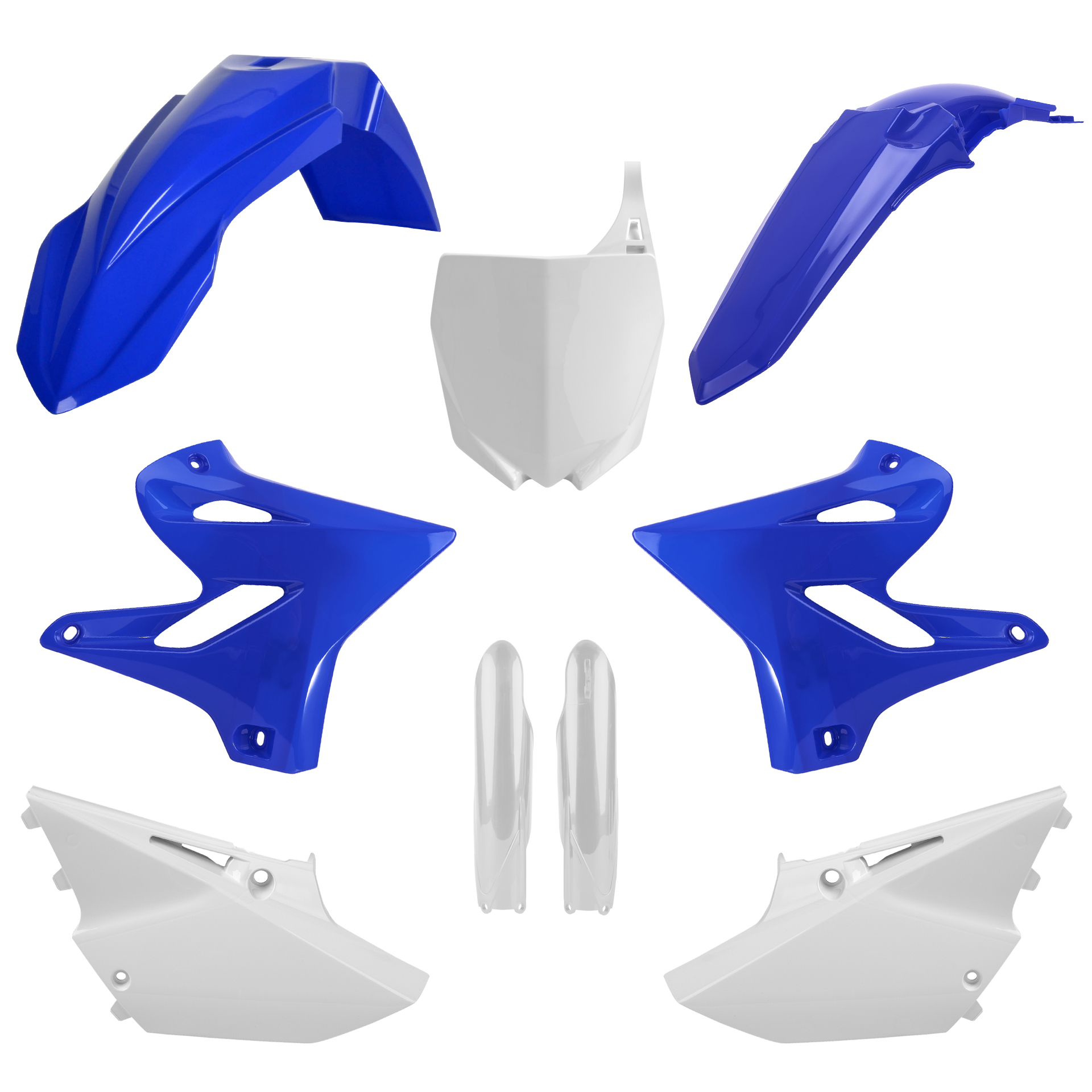 Plastic body kit POLISPORT 91388 OEM Color for YAMAHA YZ 125 2015-2020, YAMAHA YZ 250 2015-2020