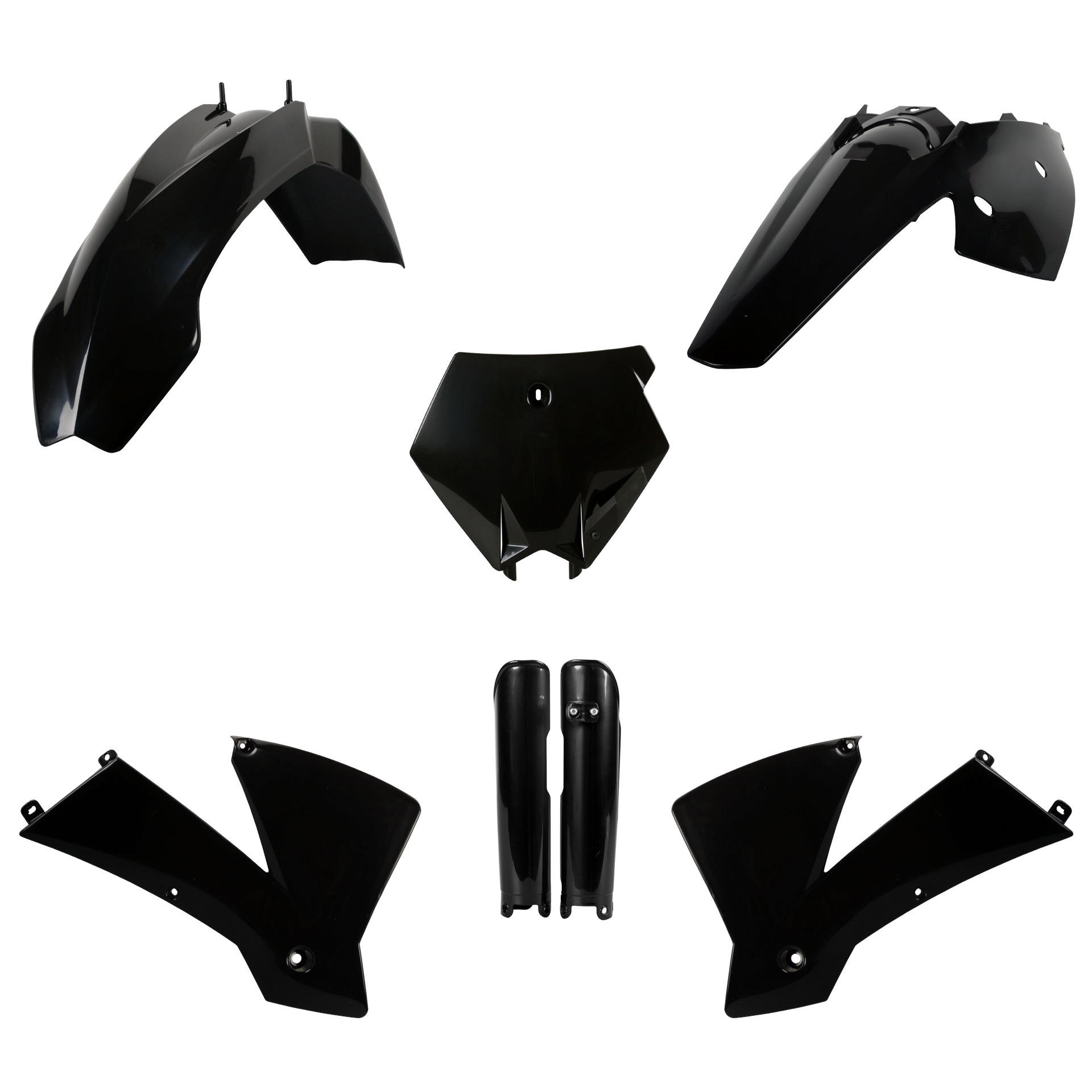 Plastic body kit POLISPORT 91435 Crni