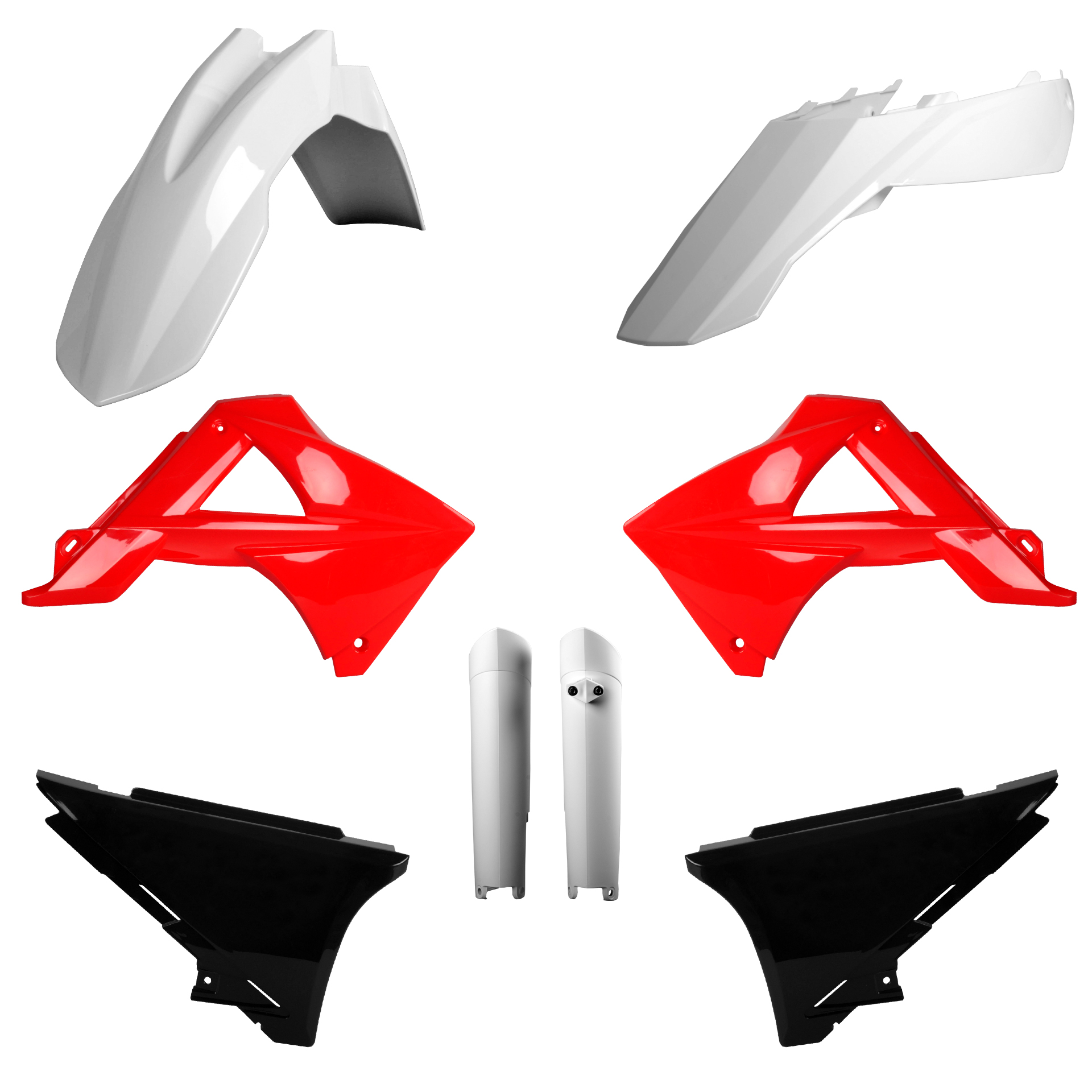 Plastic body kit POLISPORT 91547 OEM Color