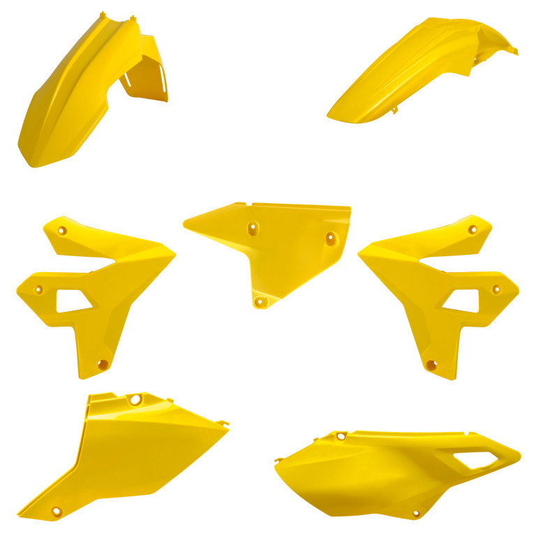 Plastic body kit POLISPORT 91588 restyling Yellow