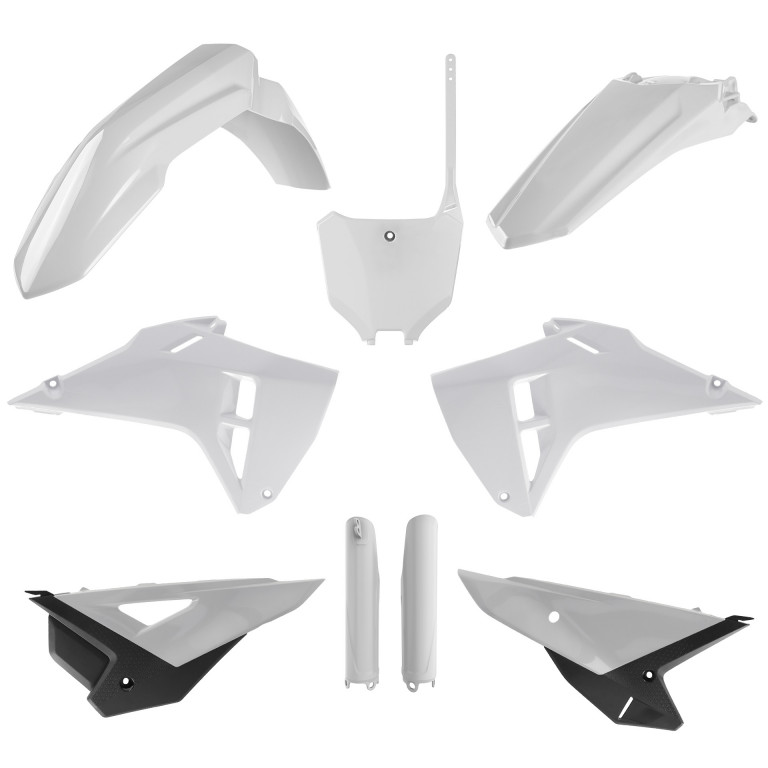 Plastic body kit POLISPORT 91618 restyling White