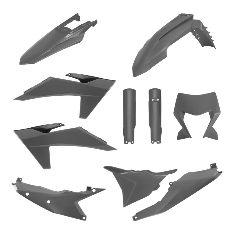 Plastic body kit POLISPORT 91642 Nardo Grey