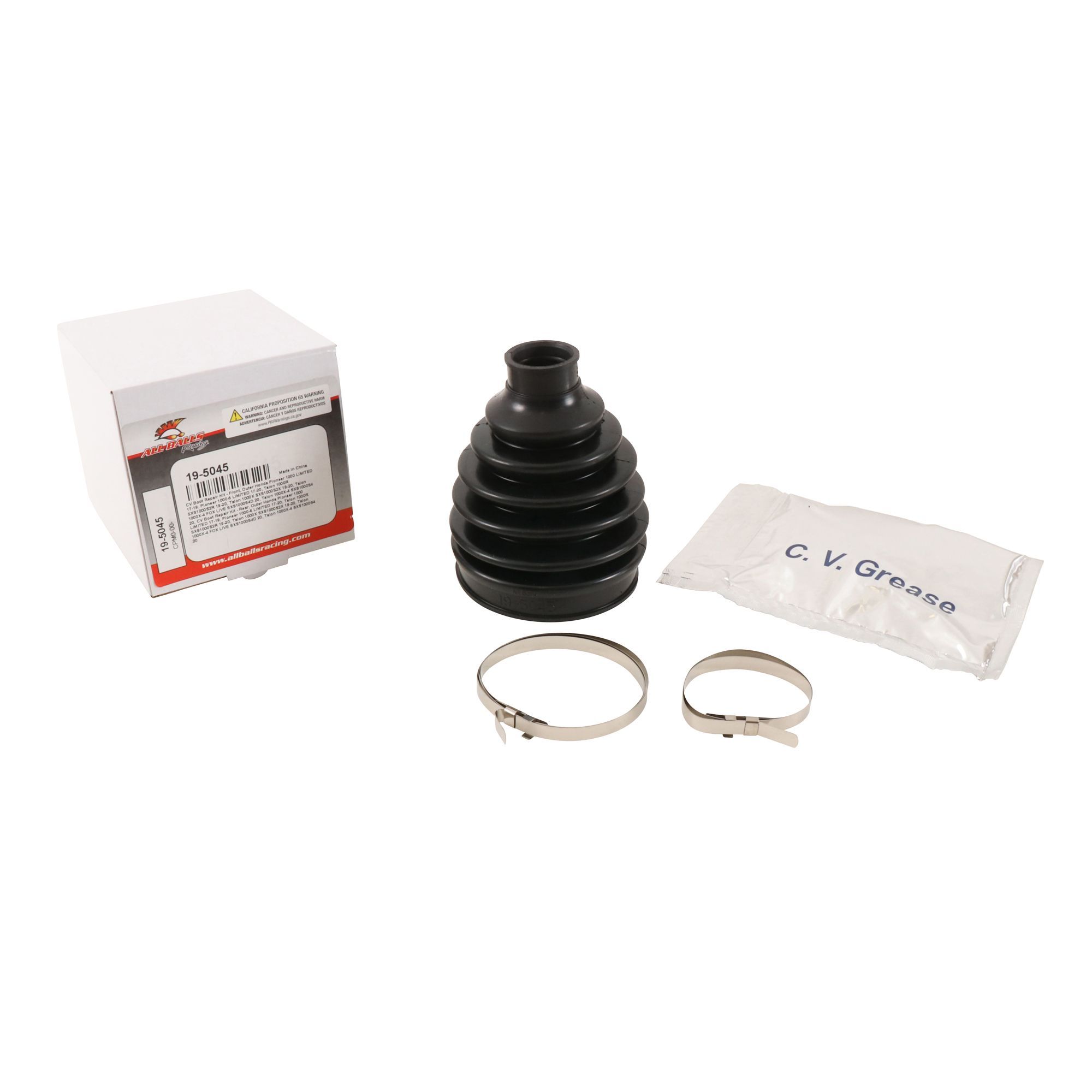 CV Boot Kit All Balls Racing 19-5045 front, outer